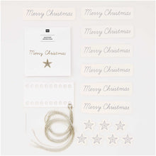 Laden Sie das Bild in den Galerie-Viewer, RICO DESIGN Stick and Stitch Stickpackung Merry Christmas vorgezeichnet