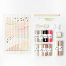 Laden Sie das Bild in den Galerie-Viewer, WORKSHOP Wandbehang neon Landschaft WUNSCHTERMIN