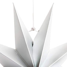 Laden Sie das Bild in den Galerie-Viewer, RICO DESIGN Papierstern auffaltbar 28 cm silber