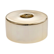 Laden Sie das Bild in den Galerie-Viewer, RICO DESIGN Keramikkerzenhalter gold