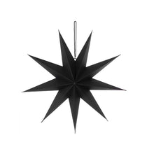 Laden Sie das Bild in den Galerie-Viewer, RICO DESIGN Papierstern auffaltbar 28 cm schwarz