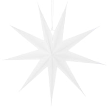 Laden Sie das Bild in den Galerie-Viewer, RICO DESIGN Papierstern auffaltbar 60 cm weiß