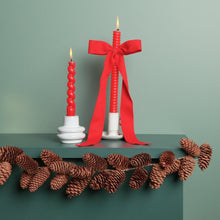 Laden Sie das Bild in den Galerie-Viewer, RICO DESIGN Porzellan Kerzenhalter Altweiß