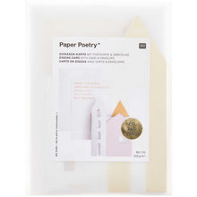 Laden Sie das Bild in den Galerie-Viewer, RICO DESIGN Paper Zickzack-Karte Merry Christmas, Häuser