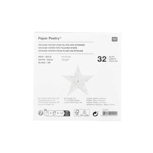 Laden Sie das Bild in den Galerie-Viewer, RICO DESIGN Paper Poetry Origami Sterne WEISS-GOLD
