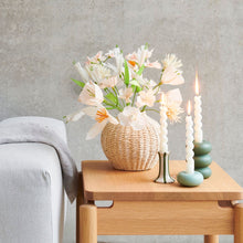 Laden Sie das Bild in den Galerie-Viewer, RICO DESIGN Vase Geflecht oval Natur