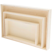 Laden Sie das Bild in den Galerie-Viewer, RICO DESIGN Holztablett rechteckig 3-teilig