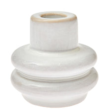 Laden Sie das Bild in den Galerie-Viewer, RICO DESIGN Porzellan Kerzenhalter Altweiß