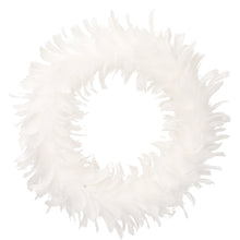 Laden Sie das Bild in den Galerie-Viewer, Federkranz weiß