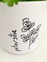 Laden Sie das Bild in den Galerie-Viewer, Kübel Zylinder m. Kräutermotiv