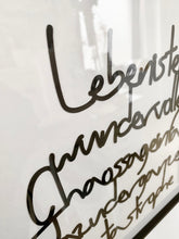 Laden Sie das Bild in den Galerie-Viewer, Bilderahmen Zitat