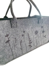 Laden Sie das Bild in den Galerie-Viewer, Polyester Filz Tasche Shopper "Blumenwiese"