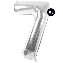 Laden Sie das Bild in den Galerie-Viewer, RICO DESIGN Folienballon Zahl silber 86cm
