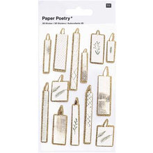 Laden Sie das Bild in den Galerie-Viewer, RICO DESIGN Paper Poetry 3D Sticker Kerzen