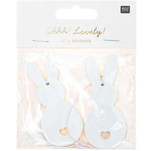 Laden Sie das Bild in den Galerie-Viewer, RICO DESIGN Holzanhänger Hase