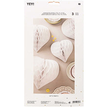 Laden Sie das Bild in den Galerie-Viewer, RICO DESIGN Wabenpapier Herzen