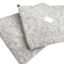 Laden Sie das Bild in den Galerie-Viewer, Filz Tasche Schmuck "Pusteblume"