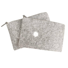 Laden Sie das Bild in den Galerie-Viewer, Filz Tasche Schmuck "Pusteblume"