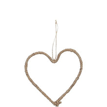 Laden Sie das Bild in den Galerie-Viewer, Jute Herz Anhänger
