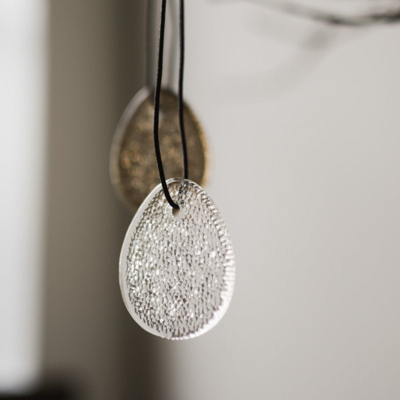 DBKD Eier Glas Anhänger