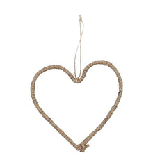 Laden Sie das Bild in den Galerie-Viewer, Jute Herz Anhänger
