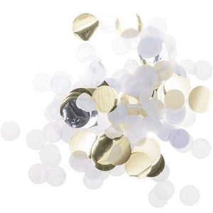 RICO DESIGN Konfetti Mix weiß 20g