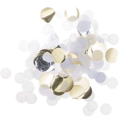 RICO DESIGN Konfetti Mix weiß 20g