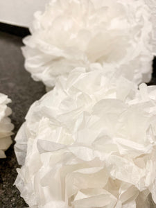 Seidenpapier Pompoms