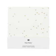 Laden Sie das Bild in den Galerie-Viewer, RICO DESIGN Paper Poetry Origami Sterne WEISS-GOLD
