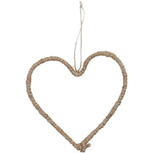 Laden Sie das Bild in den Galerie-Viewer, Jute Herz Anhänger
