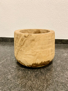 Blumenvase Holz
