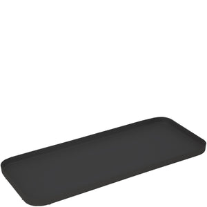 Metall Tablett schwarz