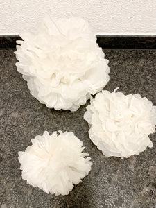 Seidenpapier Pompoms