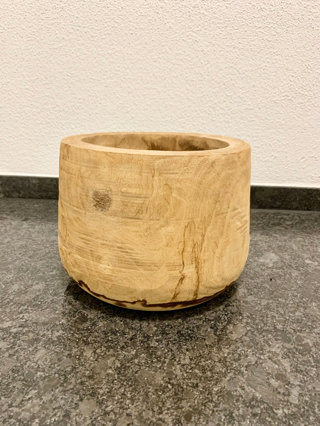 Blumenvase Holz
