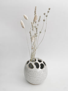 Keramik Vase m. Löcher