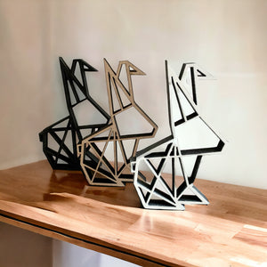 NO GALLERY 3D Schriftzug Hase