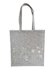 Polyester Filz Tasche Shopper "Blumenwiese"