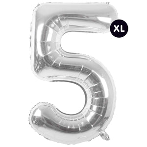RICO DESIGN Folienballon Zahl silber 86cm