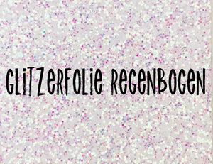 Shirt Pusteblume Glitzer rose/regenbogen