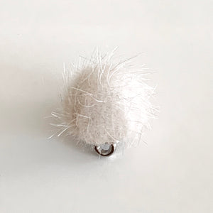 Ohrhänger Fell-Pompom