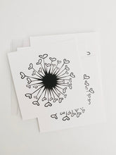Laden Sie das Bild in den Galerie-Viewer, Karte &quot;Pusteblume&quot;
