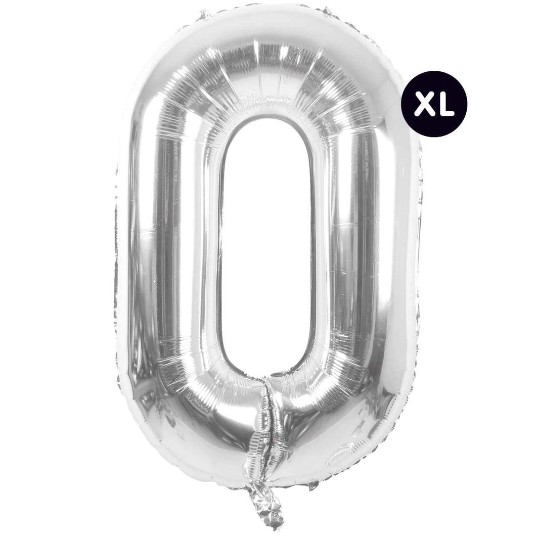 RICO DESIGN Folienballon Zahl silber 86cm