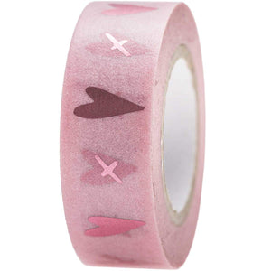 RICO DESIGN Paper Poetry Tape IT MUST BE LOVE Herzen rosa
