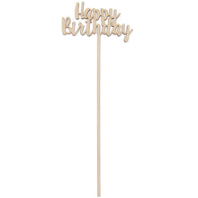 Laden Sie das Bild in den Galerie-Viewer, RICO DESIGN Holzpicker Happy Birthday
