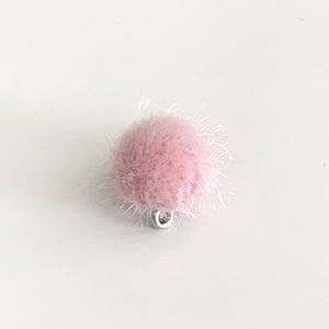 Ohrhänger Fell-Pompom