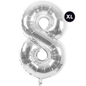 RICO DESIGN Folienballon Zahl silber 86cm