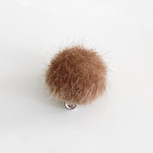 Ohrhänger Fell-Pompom