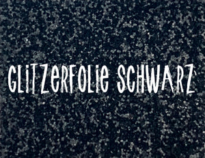Shirt Pusteblume Glitzer weiss/schwarz