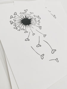 Karte "Pusteblume"