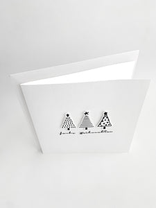 Karte "frohe Weihnachten"